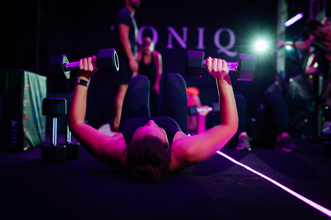 Toniq Fitness Class Commercial Photography